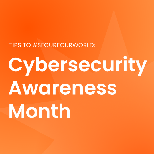 Cybersecurity Awareness Month Blog Title Card