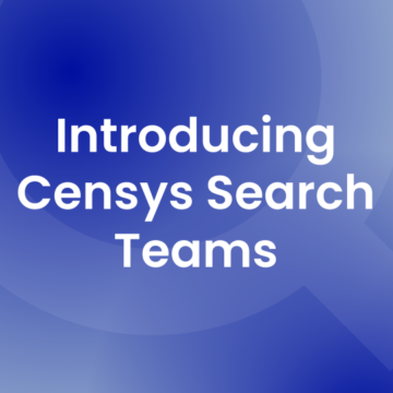 Introducing Censys Search Teams