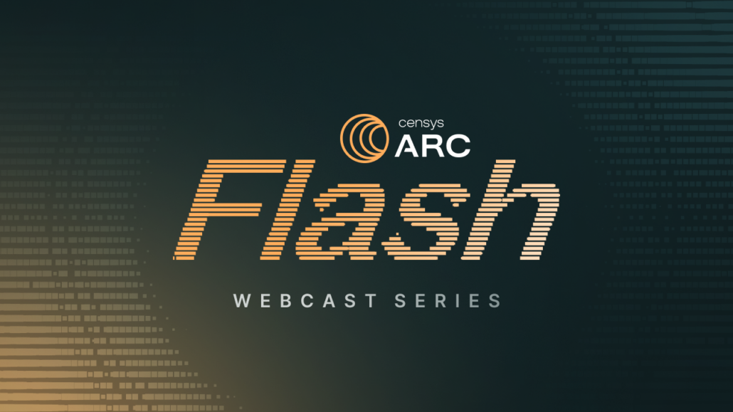 Censys ARC flash webcast banner