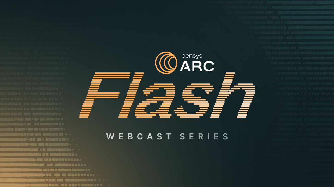 Censys ARC flash webcast banner