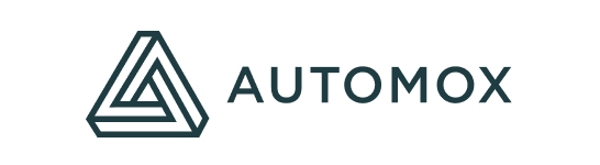 Censys Automox logo features a geometric triangular icon next to the word "AUTOMOX" in uppercase letters.
