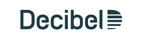 Censys Decibel logo features the word "Decibel" with a stylized sound wave icon to the right.