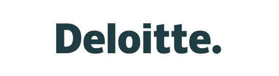 Deloitte logo with the word "Deloitte" in bold, dark blue text and a period at the end.