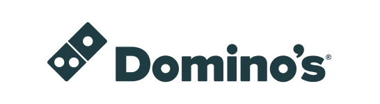 Censys Domino's logo features a tilted square with two dots and the brand name in bold text.