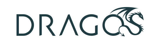 Censys Dragos logo features the word "DRAGOS" with a stylized dragon head integrated into the letter "O".