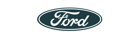 The Ford logo features the word "Ford" in cursive inside an oval shape.