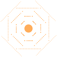 Orange circular icon with concentric lines and a central dot, representing understanding adversaries in cybersecurity.