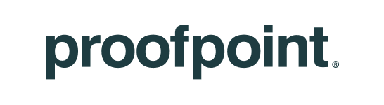 Proofpoint logo with the word "proofpoint" in lowercase dark teal font.