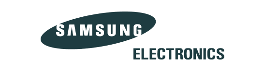 The Samsung logo features the word "SAMSUNG" inside an oval shape with "ELECTRONICS" written below.