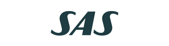 The Censys Scandinavian logo features the bold, stylized letters "SAS" in dark teal.