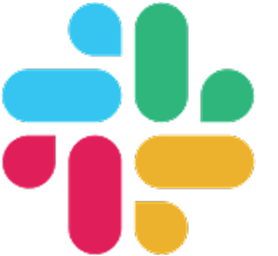 The image features the Slack logo with a multicolored hashtag symbol and the text "Censys Slack Logo" next to it.