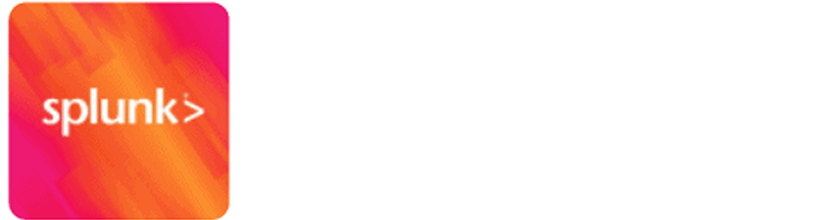 Censys and Splunk logos are displayed side by side on a black background.