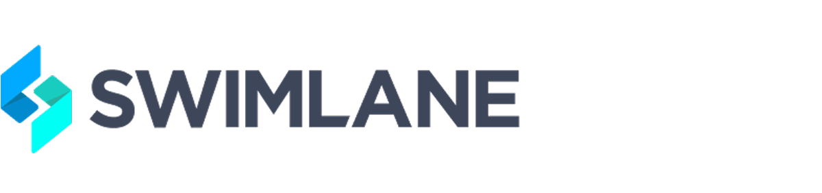 Censys Swimlane logo features a stylized blue and teal geometric icon next to the bold, dark gray text "SWIMLANE".