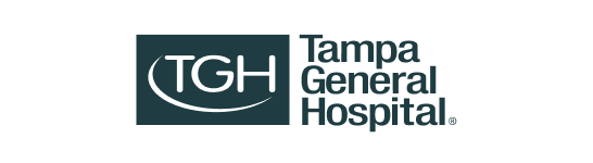 Tampa General Hospital logo with the initials "TGH" and the hospital name beside it.