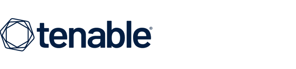 The image displays the logos of Censys and Tenable side by side, with Censys's logo featuring a geometric shape and