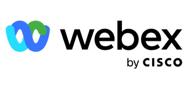 Censys Webex logo features a colorful, stylized "W" icon with the words "Censys" and "Webex" in black text.