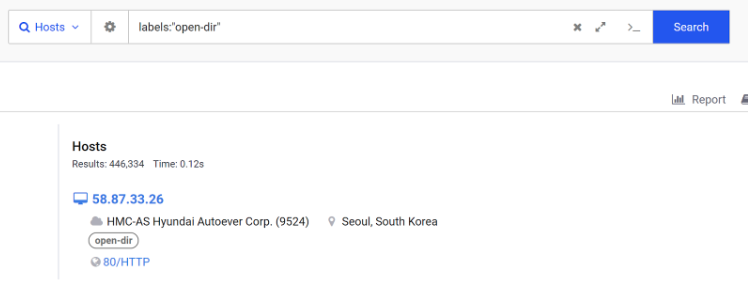 Hunting malware infrastructure with open directories