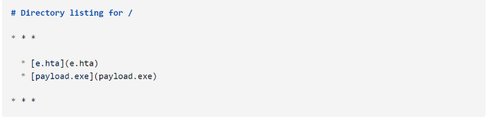 Open directories containing single character RTF, HTA or PS1 files