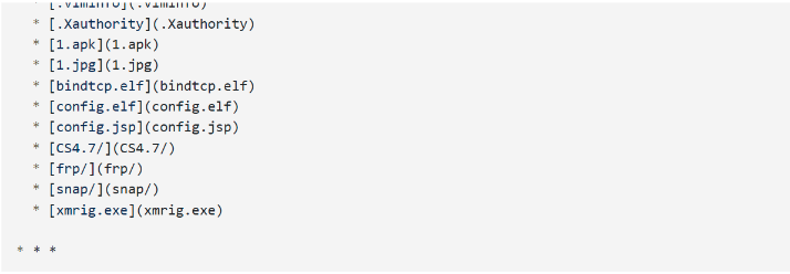 Open directories referencing any version of Cobalt Strike in format csX.X (Link)