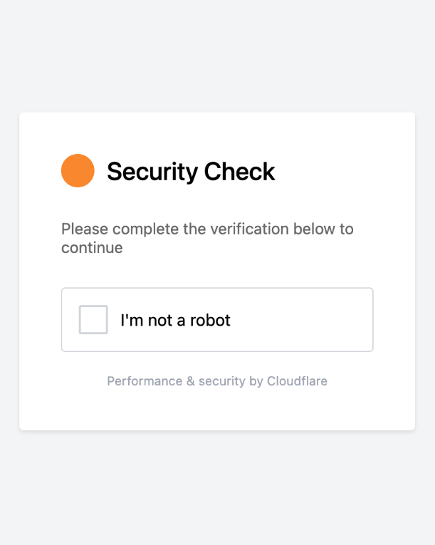 V1 fake Cloudflare Security Check gate